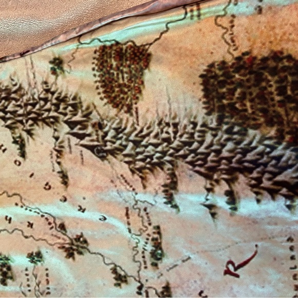 Black milk size small middle earth shiny form fitting sleeveless dress. - Picture 2 of 2